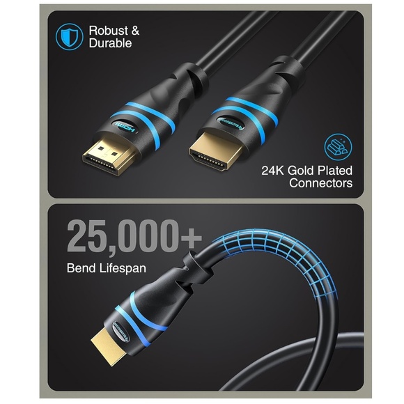 BlueRigger 4K HDMI Cable 30FT - Picture 13 of 16